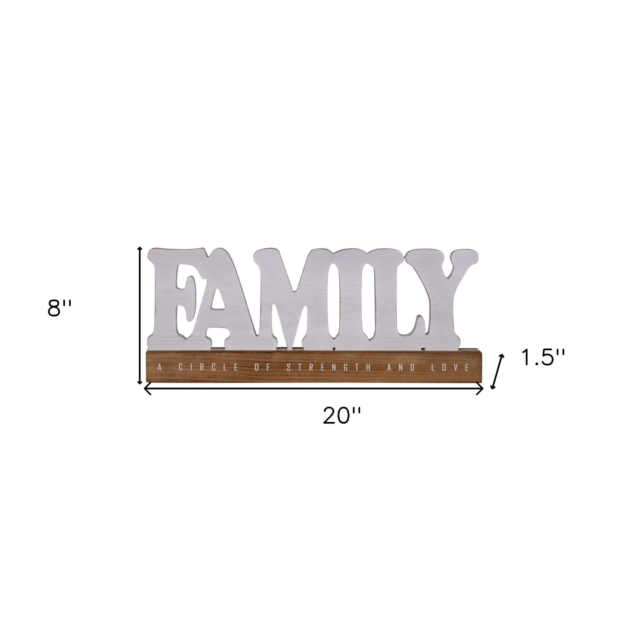 Wooden Family Décor Piece