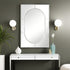 48" Silver Metal Framed Accent Mirror