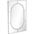 48" Silver Metal Framed Accent Mirror