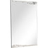 46" Silver Framed Accent Mirror