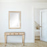 Antiqued Gold Finish Console Table