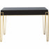 Black Mirrored Console Table