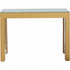 Square Reflective Mirror Console Table