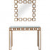 Square Reflective Mirror and Console Table