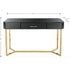 Black and Gold Console Table