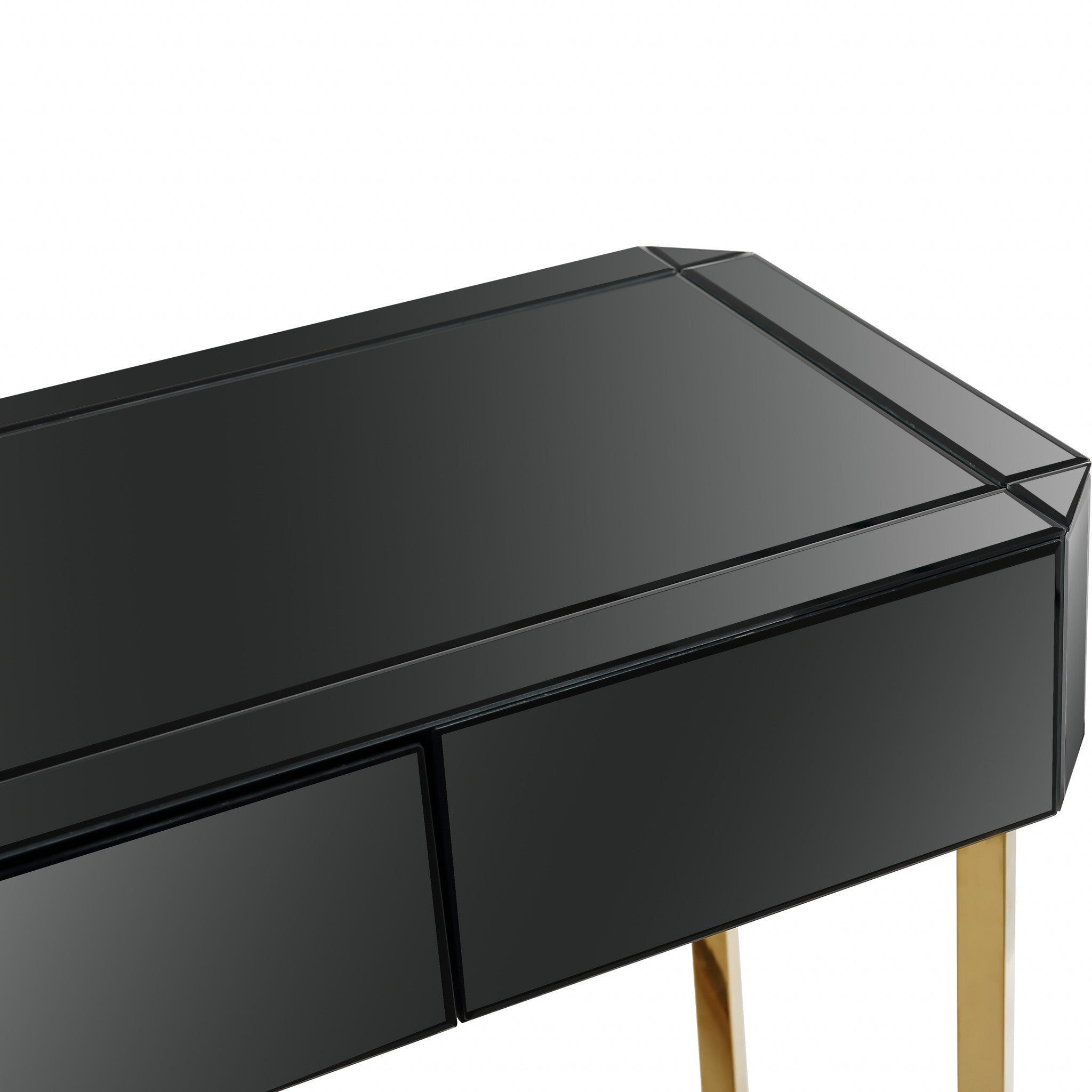 Black and Gold Console Table