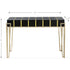 Gold and Black Sqaured Console Table