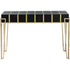 Gold and Black Sqaured Console Table