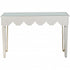 Scalloped Edge Console Table