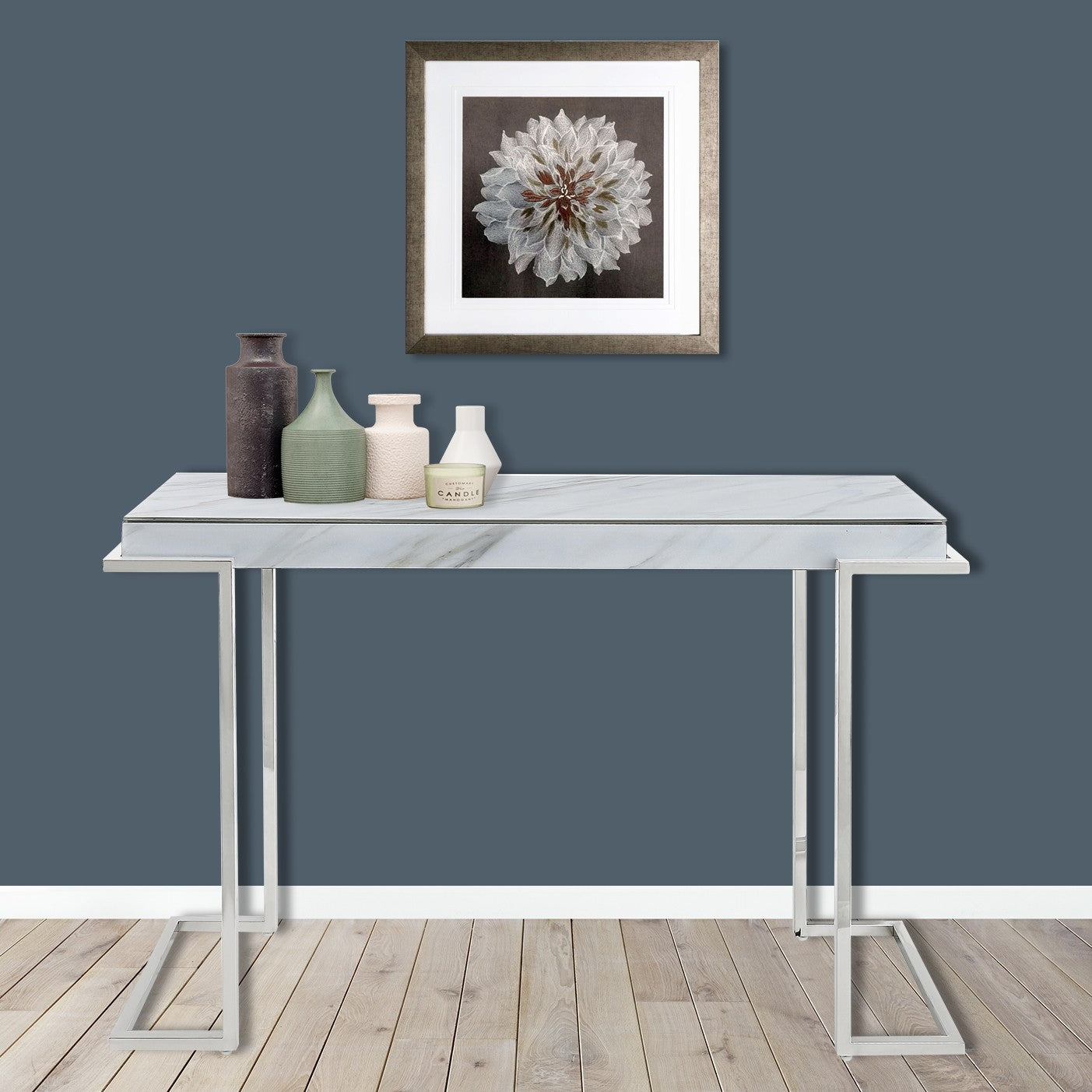 Marble Rectangular Console Table