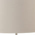 Set of 2 Modern Distressed Gray and Silver Table Lamps