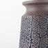 6" Brown and Blue Tribal Ceramic Vase