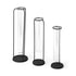 Set of Three Test Tube Stand Vases