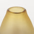 11" Brown and Beige Smoky Sand Dunes Glass Vase