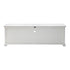 71" Classic White And White Solid Console Table With Storage