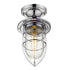 Dylan 3-Light Chrome Hanging Lantern