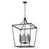 Kennedy 8-Light Matte Black Pendant