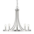 Sawyer 5-Light Satin Nickel Chandelier