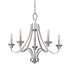 Michelle 5-Light Satin Nickel Chandelier