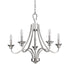 Michelle 5-Light Satin Nickel Chandelier