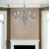 Michelle 5-Light Satin Nickel Chandelier