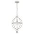 Callie 1-Light Country White Pendant