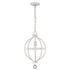 Callie 1-Light Country White Pendant