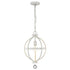 Callie 1-Light Country White Pendant