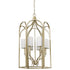 Ellie 6-Light Washed Gold Foyer Pendant