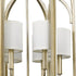 Ellie 6-Light Washed Gold Foyer Pendant