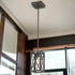 Bronze Metal Geometric Mini Pendant Hanging Light