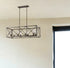 Brooklyn 8-Light Oil-Rubbed Bronze Island Pendant With Metal Framework Shade