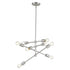 Calix 8-Light Satin Nickel Pendant