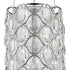 Isabella 1-Light Polished Nickel Drum Pendant With Crystal Accents