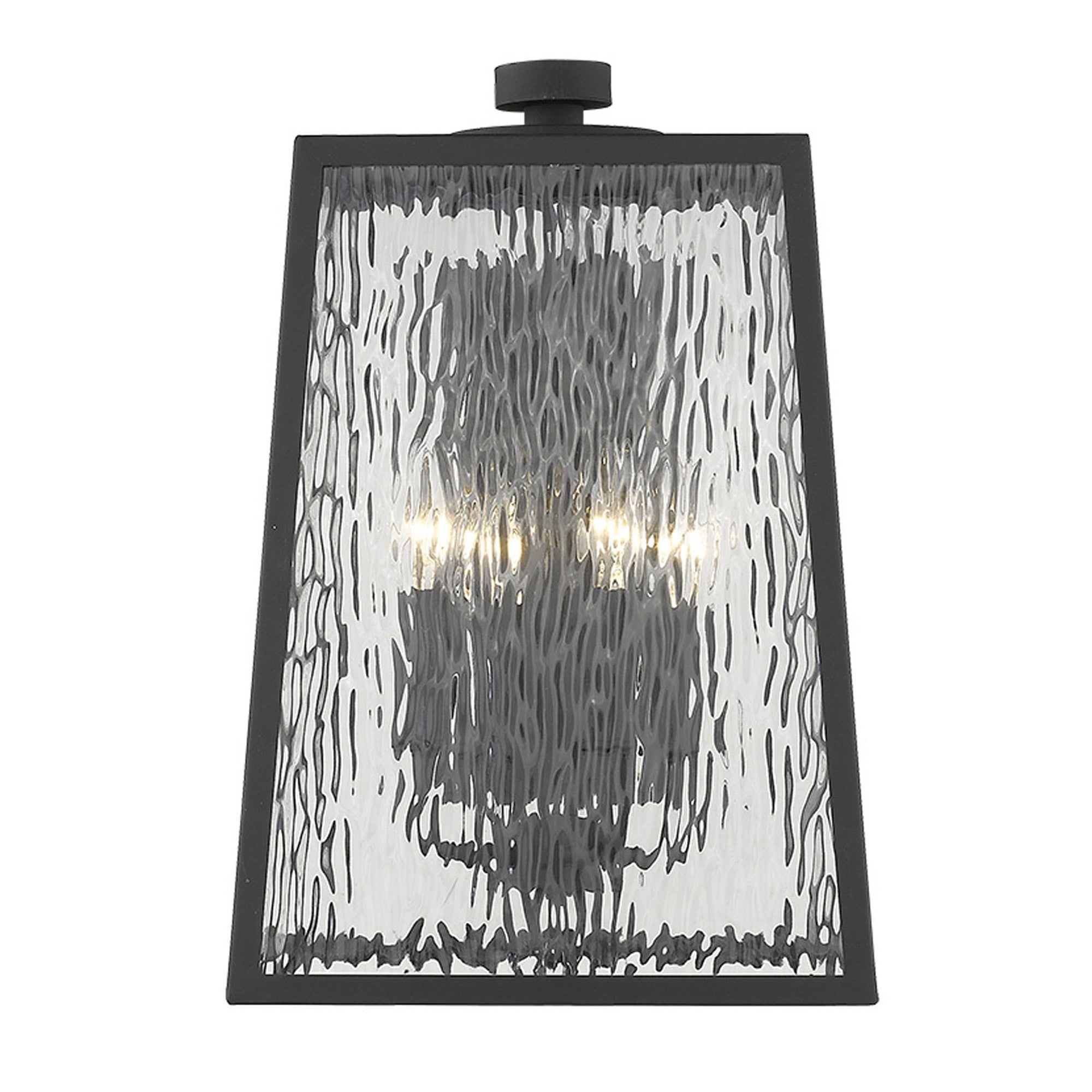 Hirche 4-Light Matte Black Wall Light