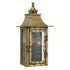 St. Charles 2-Light Aged Brass Wall Light