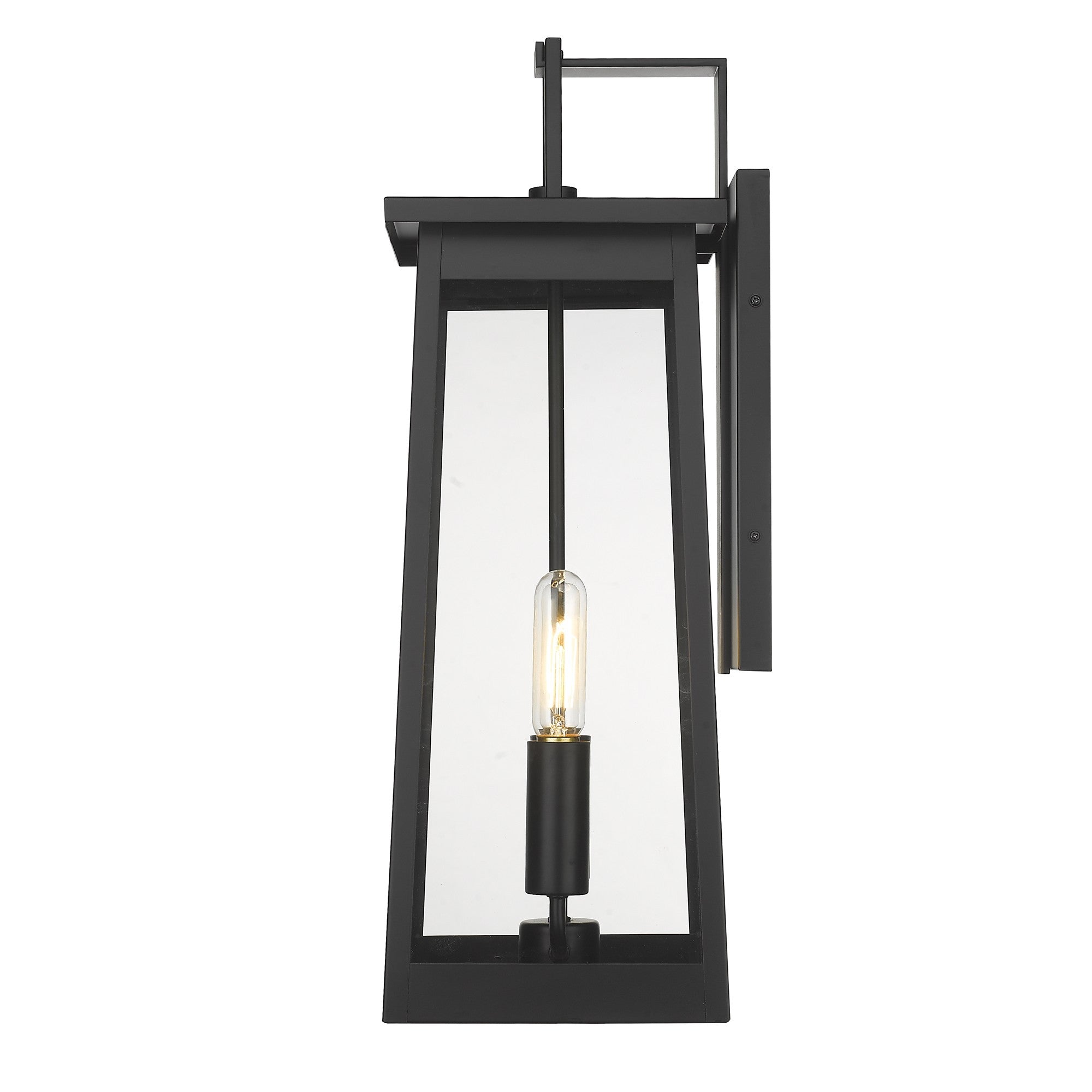 Alden 2-Light Matte Black Wall Light