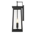 Alden 2-Light Matte Black Wall Light