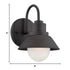 Matte Black Lamp Shade Wall Light