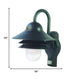 Matte Black Motion Sensor Outdoor Wall Light