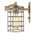 Industrial Gold Metal Wall Sconce