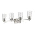 Orella 4-Light Satin Nickel Vanity