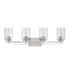 Orella 4-Light Satin Nickel Vanity