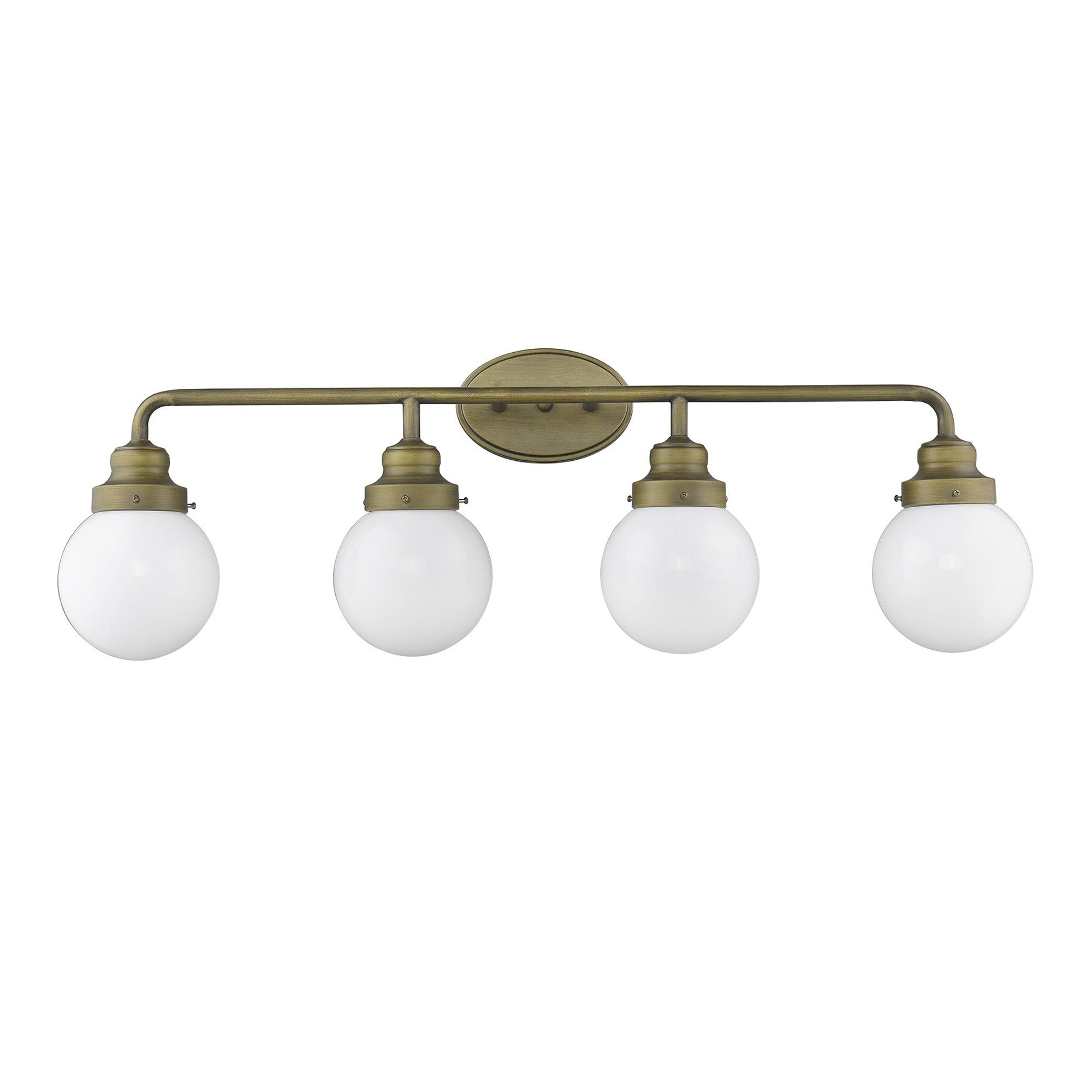 Portsmith 4-Light Raw Brass Vanity