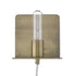 Petite Dull Gold Shelf Wall Light