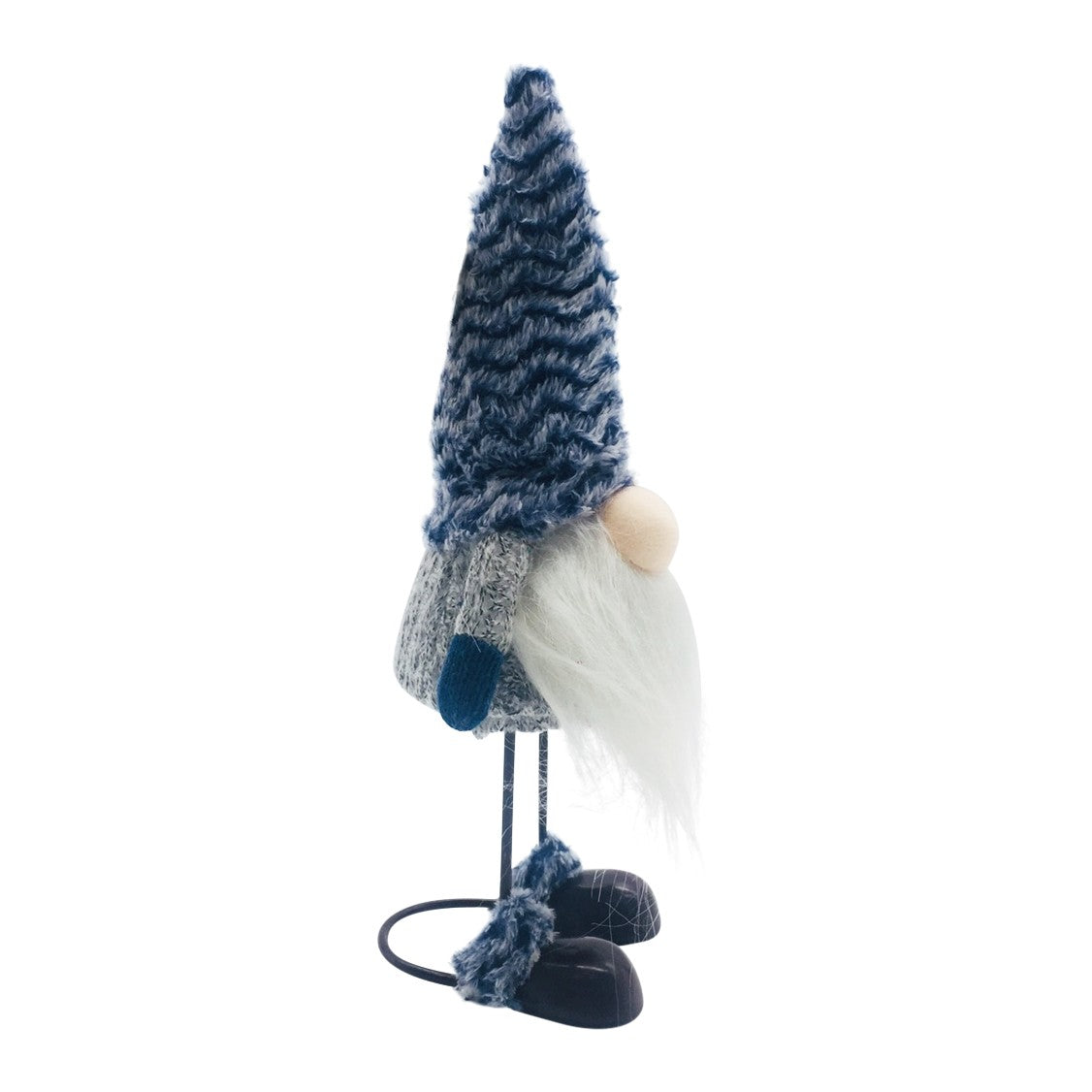 Blue Hat Standing Wire Leg Gnome