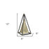 Narrow Metal Triangular Decorative Sculpture