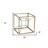 Jumbo Metal 3D Cube Decorative Sculpture