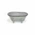 Jumbo Light Gray Bathtub Decorative Sculpture