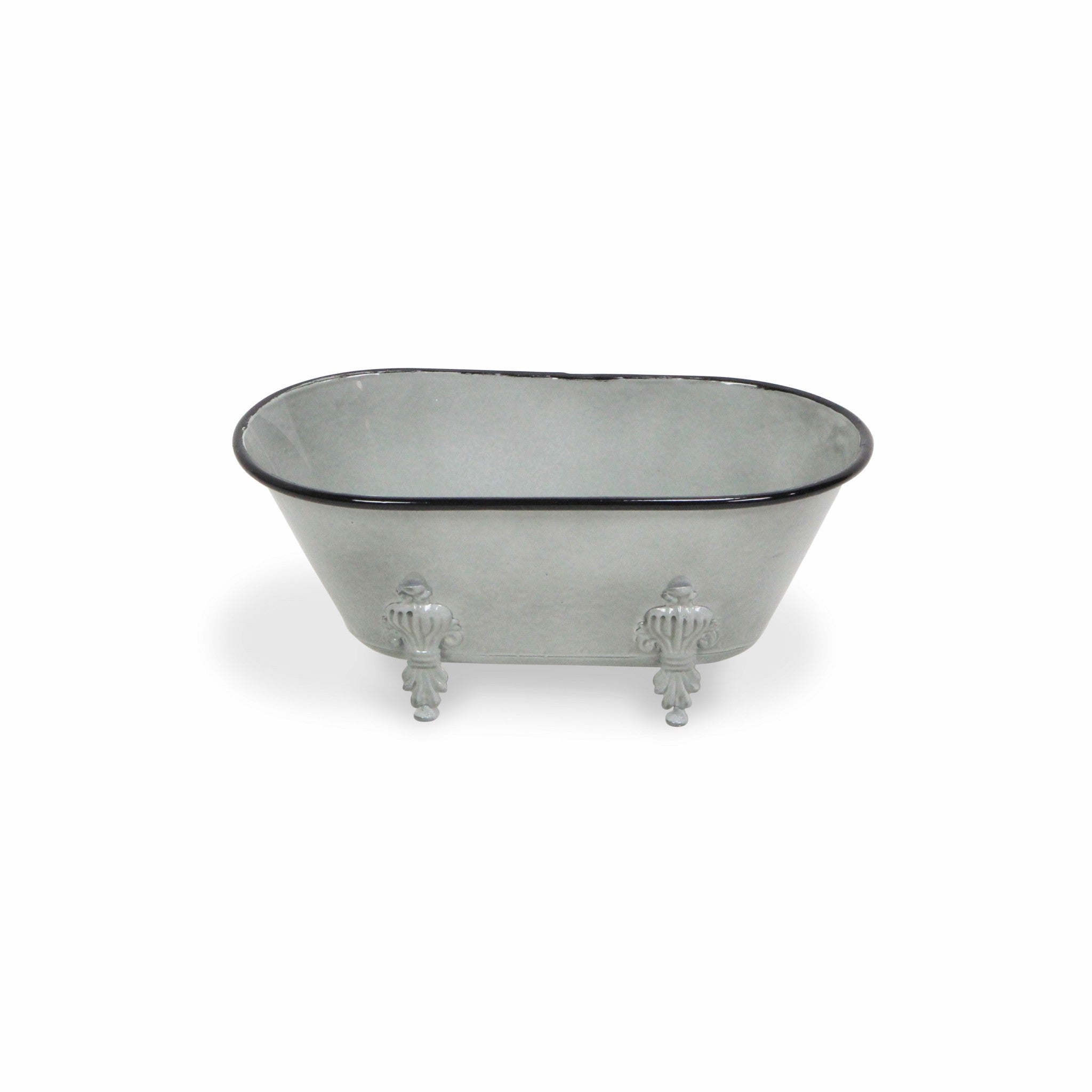 Jumbo Light Gray Bathtub Decorative Sculpture